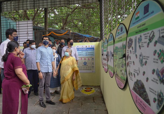 You are currently viewing Plastic Waste Management: Aaditya Thackeray, MCGM inaugurate a material recovery facility in partnership with UNDP and HUL