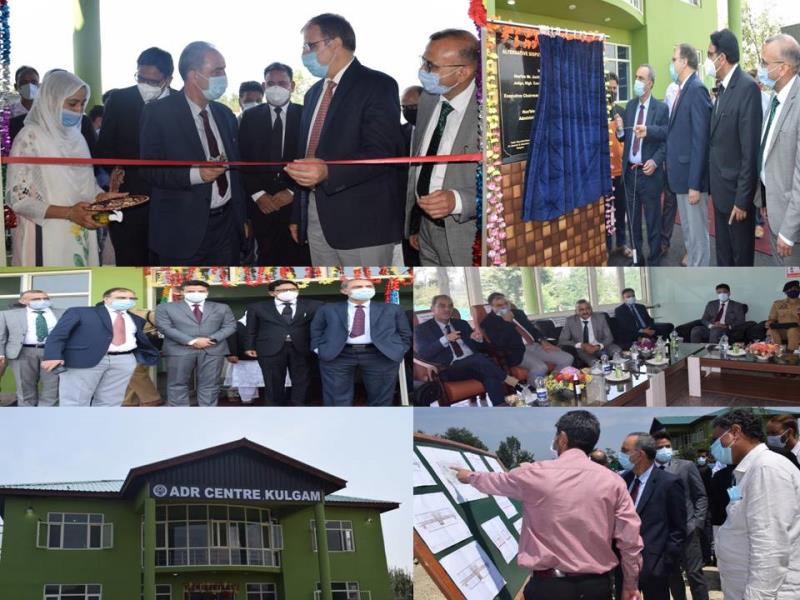 You are currently viewing Justice Magrey along with Justice Dhar inaugurates ADR centre at Kulgam