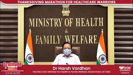 You are currently viewing Dr. Harsh Vardhan addresses Medical Fraternity at the inauguration of Gratitude Week on National Doctors’ Day