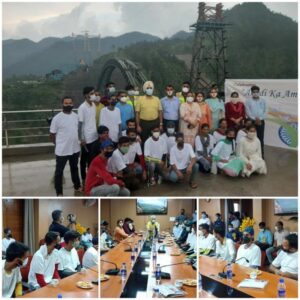 Read more about the article DC Reasi joins YC members for a visit to world’s highest Railway Bridge