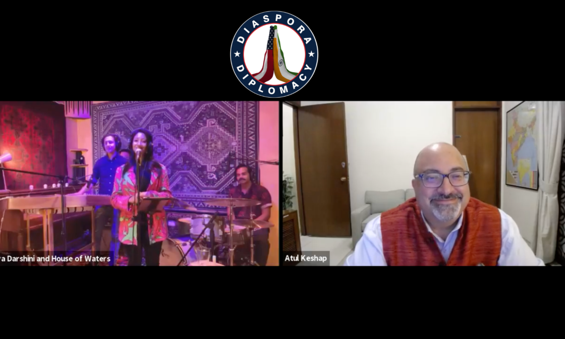 You are currently viewing #DiasporaDiplomacy with Grammy-nominated Priya Darshini, Indian American Singer/Songwriter