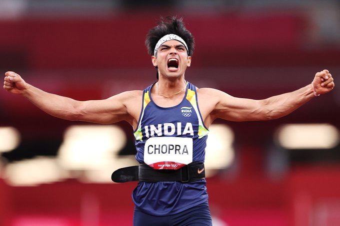 You are currently viewing Javelin thrower Neeraj Chopra becomes first Indian to win Olympic Gold in Athletics, seventh medal for India in Tokyo Olympics- the country’s highest ever
