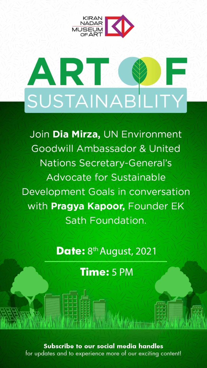 You are currently viewing KNMA’s ‘The Art of Sustainability’ digital series finale to feature UN Environment Goodwill Ambassador Dia Mirza