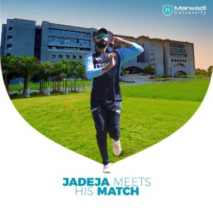 Read more about the article Marwadi University signs iconic cricketer Ravindra Jadeja as brand ambassador to strengthen youth connect