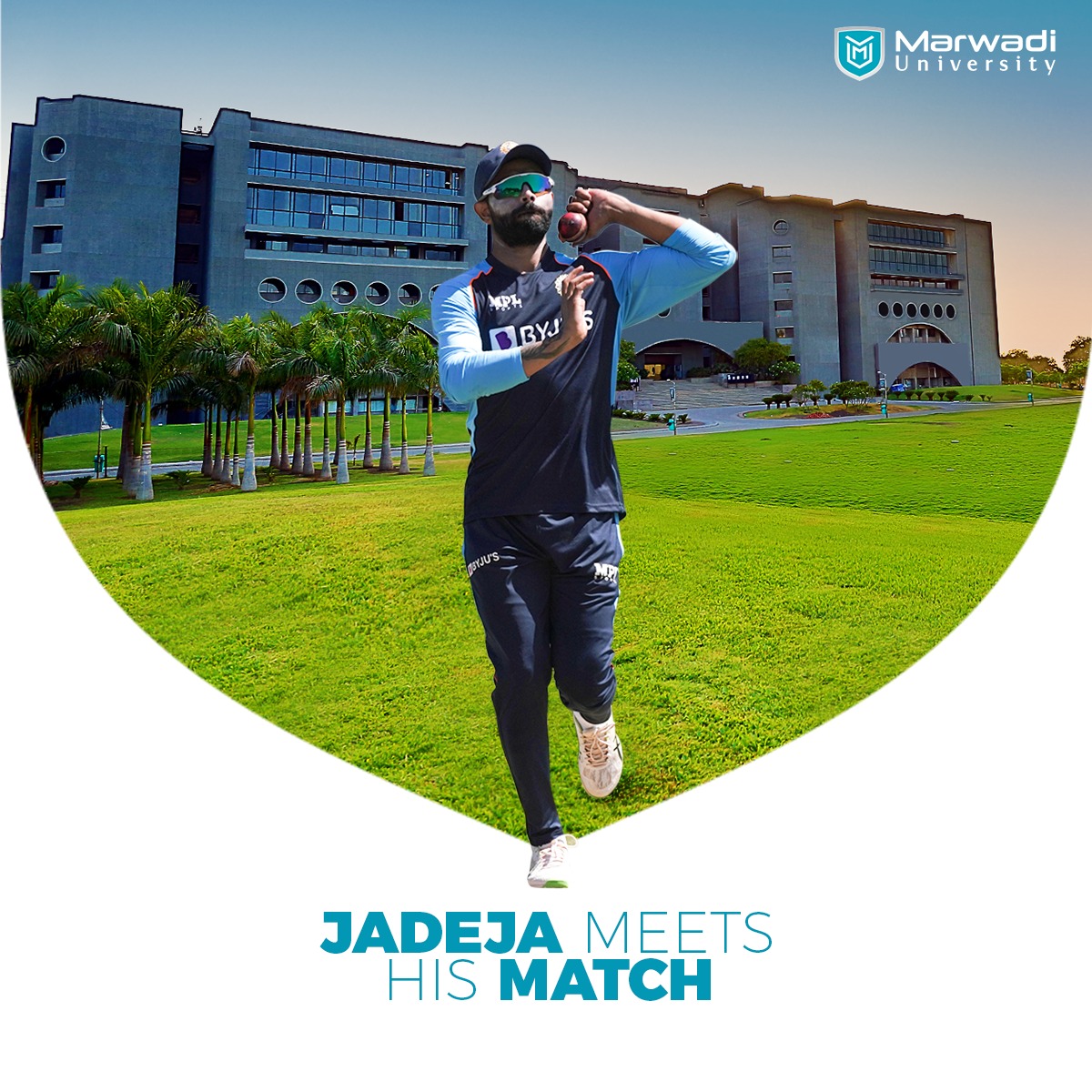 You are currently viewing Marwadi University signs iconic cricketer Ravindra Jadeja as brand ambassador to strengthen youth connect