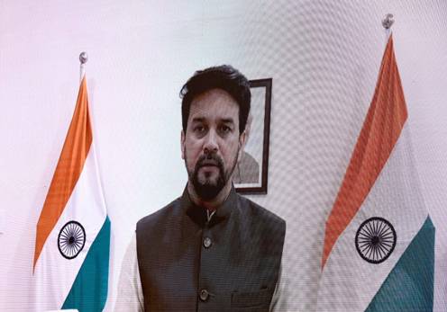 You are currently viewing The largest-ever 54-member Indian contingent given a formal virtual send-off for Tokyo 2020 Paralympic Games by Sports Minister Anurag Singh Thakur