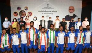 Read more about the article India’s Olympic Medalists receive Hero’s Welcome, Felicitated by Sports Minister  Anurag Thakur