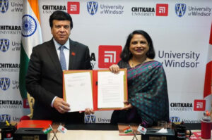 Read more about the article Chitkara University Ties up with University of Windsor for Academic Mentorship in B.Com