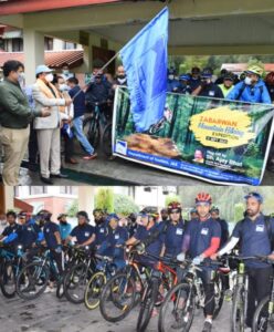 Read more about the article Union Minister of State for Defence, Tourism reviews Tourism landscape of J&K; Flags off Mountain Biking expedition; Meets stakeholders of Tourism sector