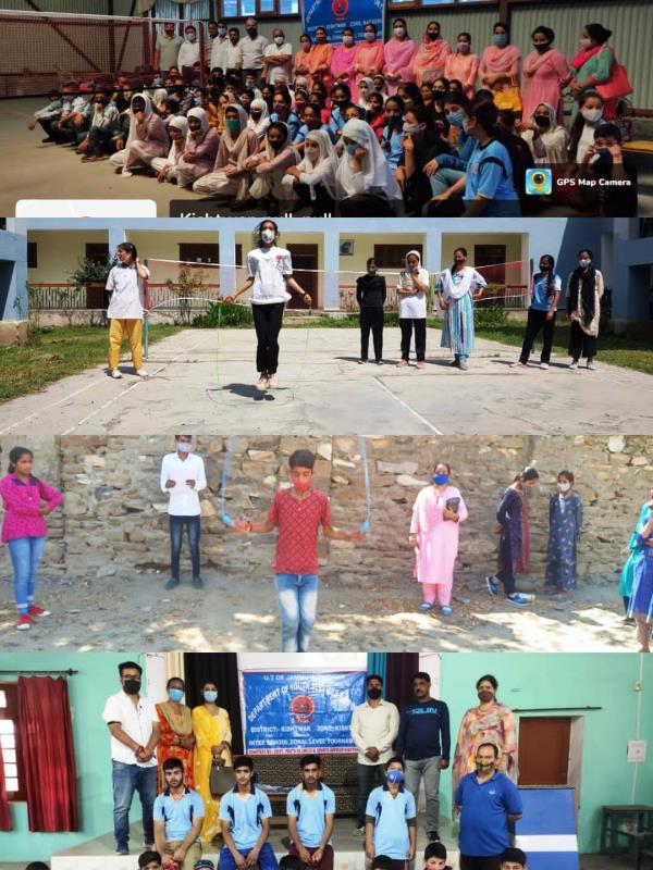 You are currently viewing Inter School Zone Level Rope Skipping competition for boys, girls held across District Kishtwar