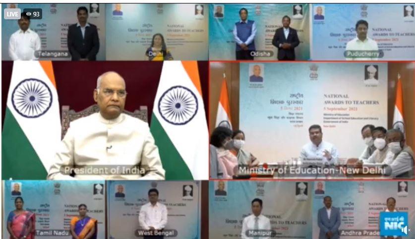 You are currently viewing President Kovind Confers National Awards on Teachers
