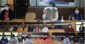 Read more about the article Apni Zameen Apni Nigrani:  DC Reasi discusses launch of IEC campaign with BDCs, DDCs