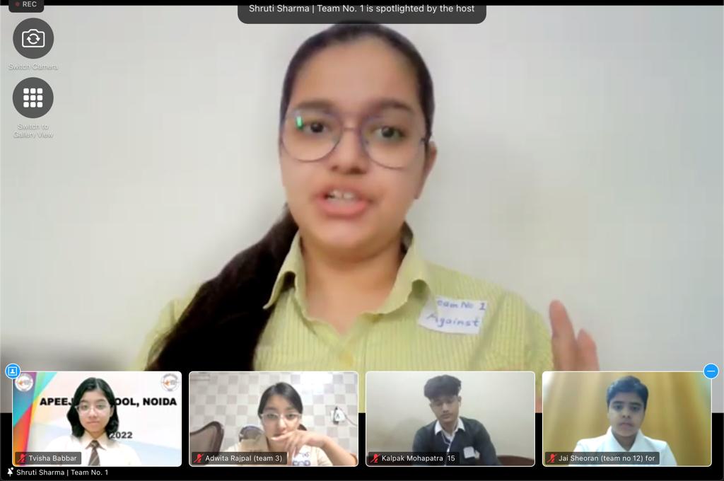You are currently viewing Apeejay School Noida holds Inter-School Debate
