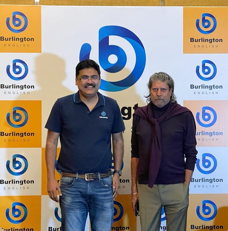 You are currently viewing Burlington English launched by Mr Kapil Dev in India