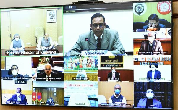 You are currently viewing Railway Minister reviews COVID Preparedness in all Railway Zones/Divisions