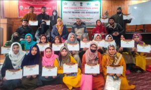 Read more about the article 6- Days Skill Training programme concludes at KVK Budgam