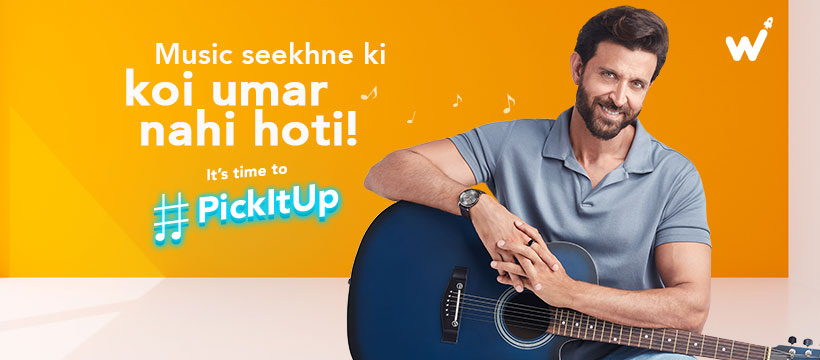 You are currently viewing WhiteHat Jr promotes music learning for all ages through its new campaign #PickItUp with Hrithik Roshan