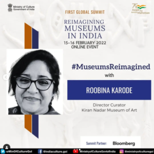 Read more about the article KNMA participates in the two-day Global Summit – ‘Reimagining Museums in India’ organized by the Ministry of Culture, Government of India, in partnership with Bloomberg