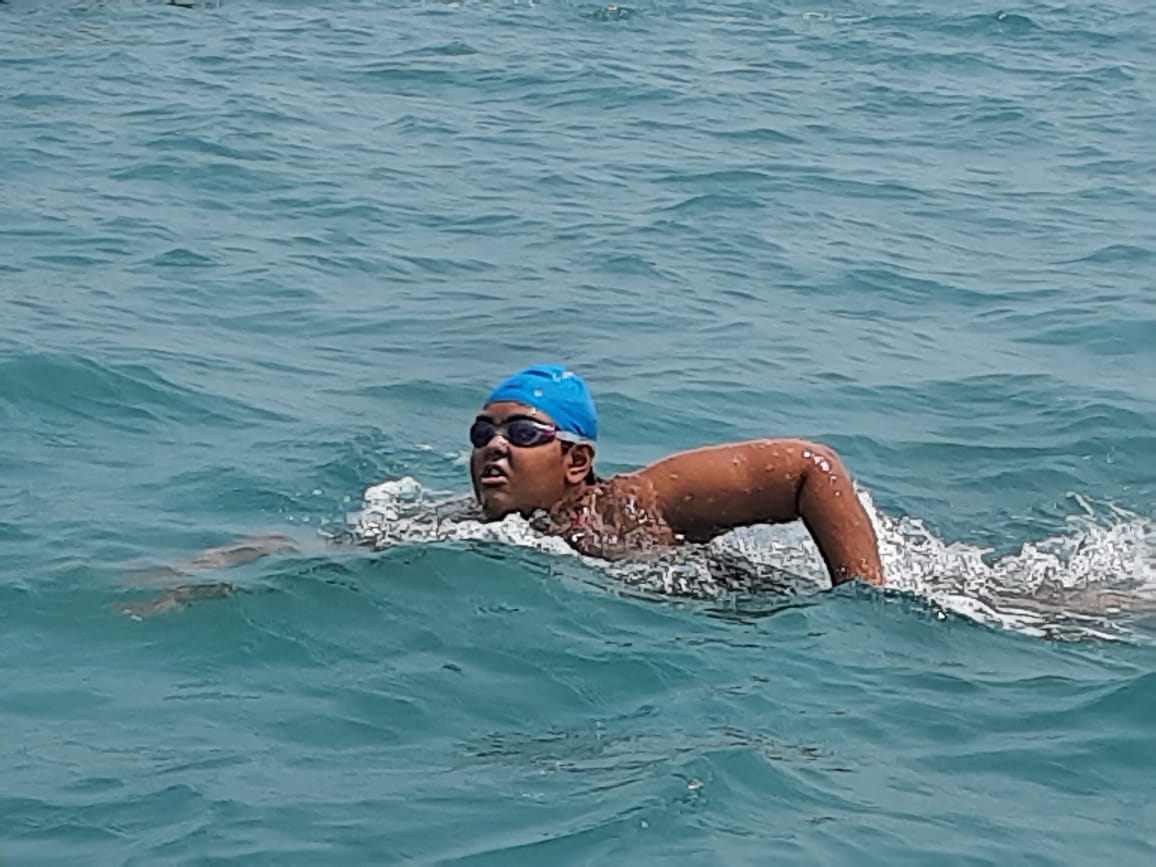 You are currently viewing MISS JIYA RAI OF NAVY CHILDREN SCHOOL (MUMBAI) SWIMS ACROSS PALK STRAIT IN RECORD TIME
