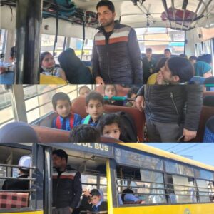 Read more about the article Bandipora Admin inspects school buses for safety, other regulatory norms