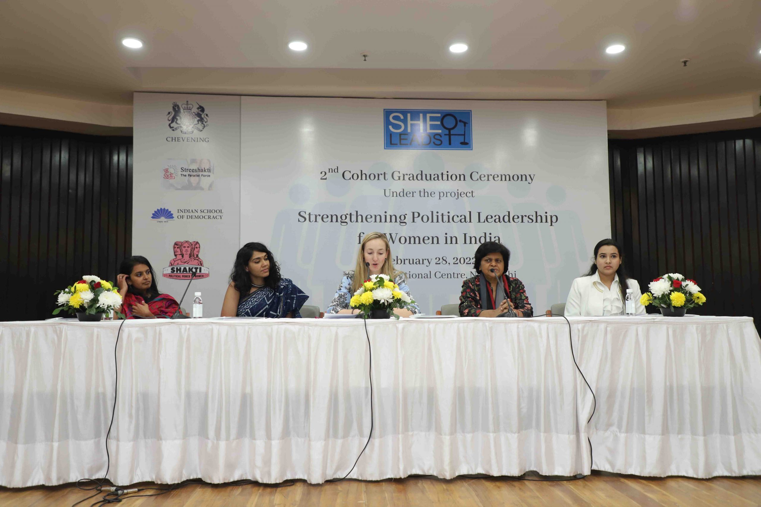 You are currently viewing SHE LEADS empowers Aspiring Women Leaders and Celebrates completion of training of their second cohort at IIC this evening
