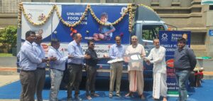 Read more about the article Wagh Bakri Foundation donates delivery vehicle to Akshaya Patra, reiterates support towards feeding 65,000 children