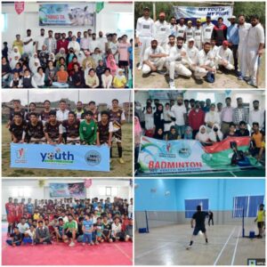 Read more about the article Rajouri hosts ‘My Youth My Pride’ event in Badminton;  Taekwondo, Boxing & Volleyball to follow