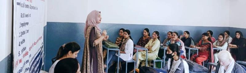 You are currently viewing DHEW Rajouri organises awareness camps for Female Staff Members, Girl Students