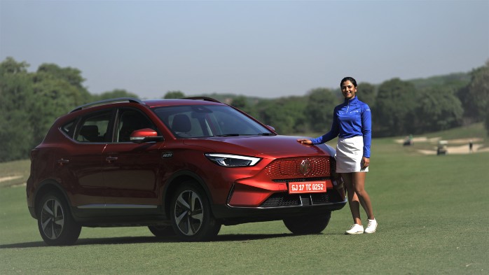You are currently viewing MG Motor fosters young talent; partners with professional golfer Tvesa Malik