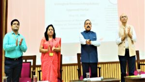 Read more about the article Union Minister Dr Jitendra Singh launches Single National Portal for Biotech researchers and Start-Ups