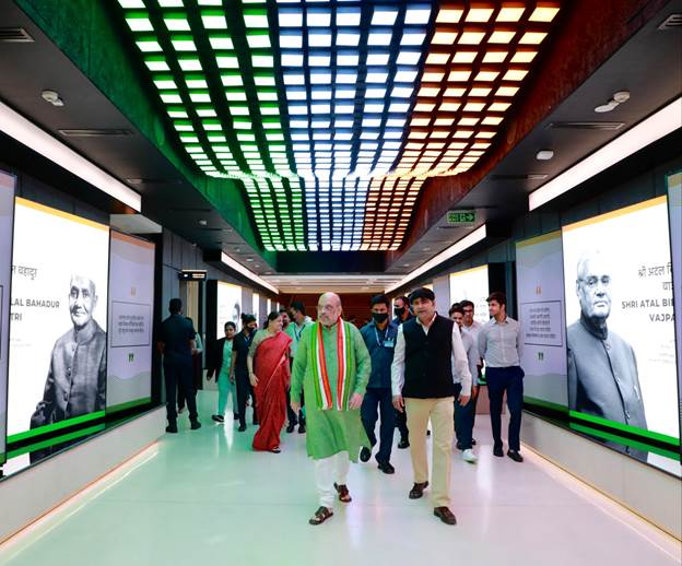 You are currently viewing Union Home Minister Amit Shah visited the Prime Ministers’ Museum in New Delhi today