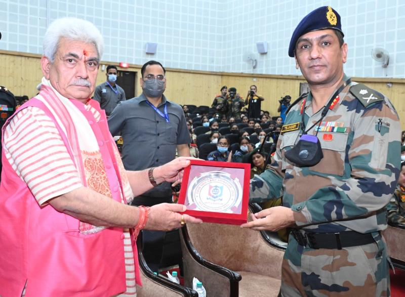 You are currently viewing Lt Governor Manoj Sinha addresses Special National Integration Camp of NCC Cadets in Srinagar