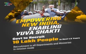 Read more about the article PM Narendra Modi instructs his govt to provide ten lakh jobs to youth in mission mode over next 1.5 years