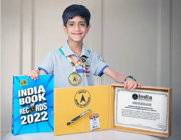 You are currently viewing Child prodigy Paarth Raj Kapoor holds India Book of Records 2022 in mathematics