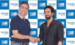 Read more about the article TECNO Mobile India extends partnership with Bollywood star Ayushmann Khurrana as Brand Ambassador