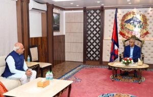 Read more about the article ICCR President Dr. Vinaya Sahashrabuddhe called on Nepal President, PM Sher Bahadur Deuba; discuss Nepal-India cultural relations