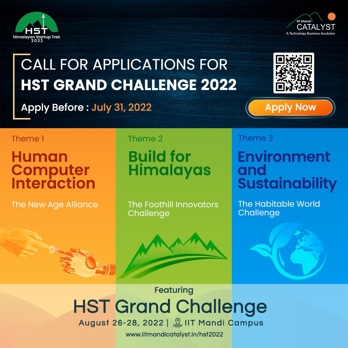 You are currently viewing IIT Mandi Catalyst invites Applications for HST Startup Grand Challenge 2022