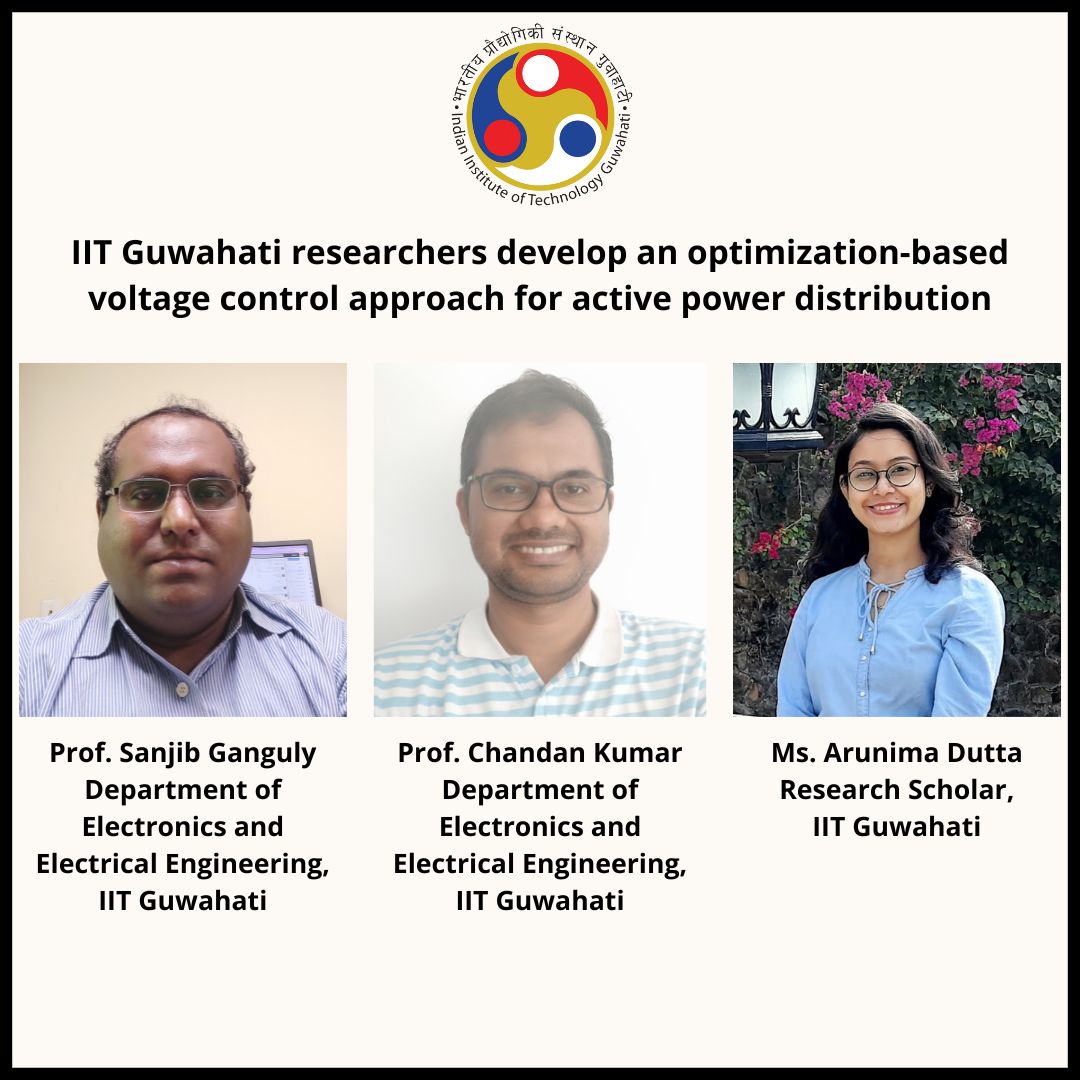 You are currently viewing IIT Guwahati researchers develop an optimization-based voltage control approach for active power distribution