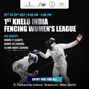 Read more about the article Bhavani Devi to be part of 1st Khelo India Fencing Women’s League; Total of Rs 1.54 Crore sanctioned for 3 phases of the League