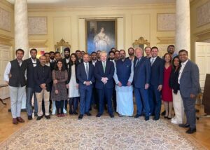 Read more about the article Minister Rajeev Chandrasekhar visits UK PM Boris Johnson along with Startups, Unicorn Heads from India