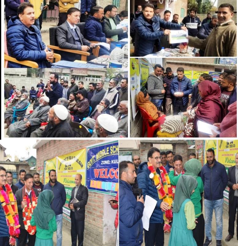 You are currently viewing B2V-4: 3rd phase commences in 66 Panchayats at Kulgam  Jt. Director Information visits Panchayat Halqa Shurat; interacts with PRIs, locals