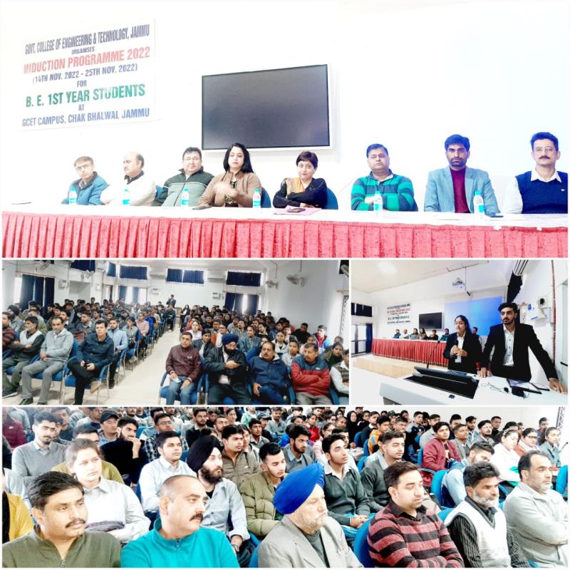 You are currently viewing Induction of 2022 batch begins at GCET Jammu