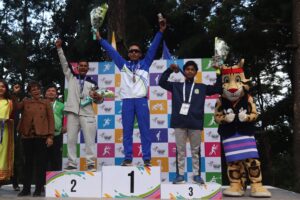 Read more about the article Meghalaya win first gold medal at 2nd North East Olympic Games in cycling