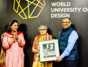 Read more about the article World University of Design felicitates Prof. Archana Shastri  with National Design Guru title