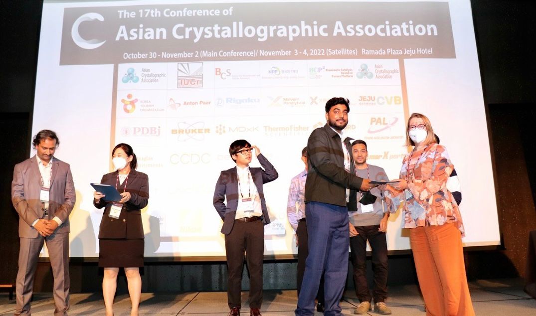 You are currently viewing BHU FACULTY RECEIVES ASIAN CRYSTALLOGRAPHIC ASSOCIATION AWARD