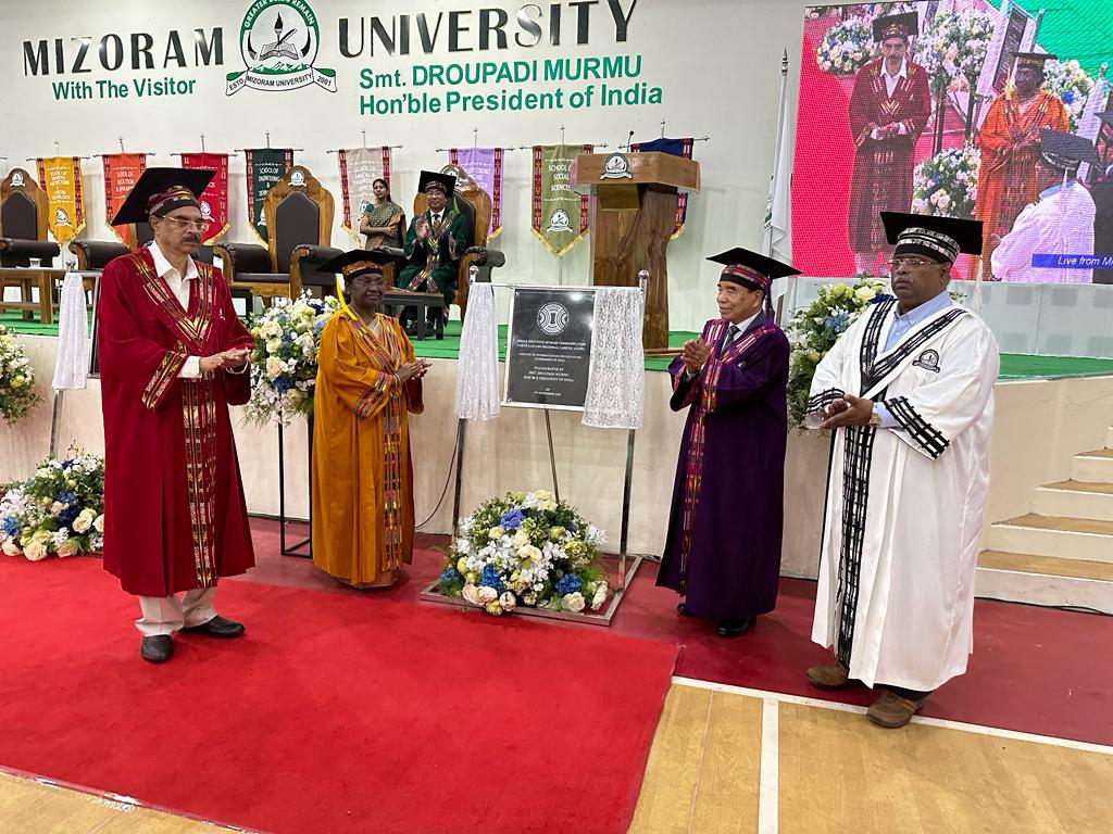 You are currently viewing President of India inaugurates the Indian Institute of Mass Communication (IIMC) North Eastern Regional Campus at Aizawl