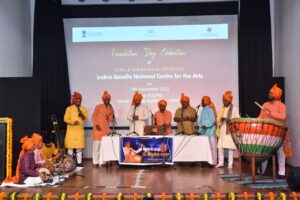 Read more about the article “Enthralling Music ‘Taalbandi’ of Braj and ‘Ravab’ of Kashmir Mesmerized the Audience”