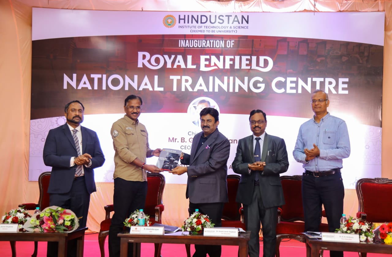 You are currently viewing Royal Enfield Experiential Training Hub, inaugurated at Hindustan Institute of Technology and Science (HITS)