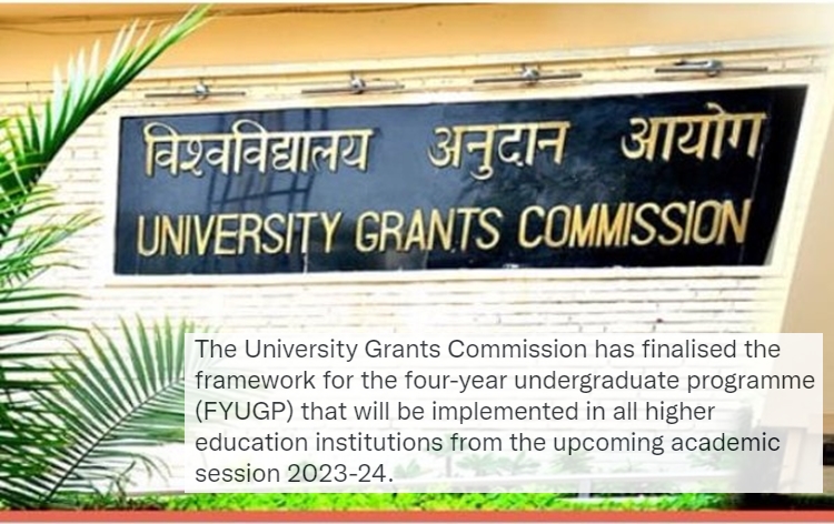 You are currently viewing UGC to implement four-year UG programme framework in higher education institutions from academic session 2023-24