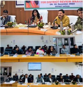 Read more about the article Member NCSC chairs maiden review meeting at Kathua
